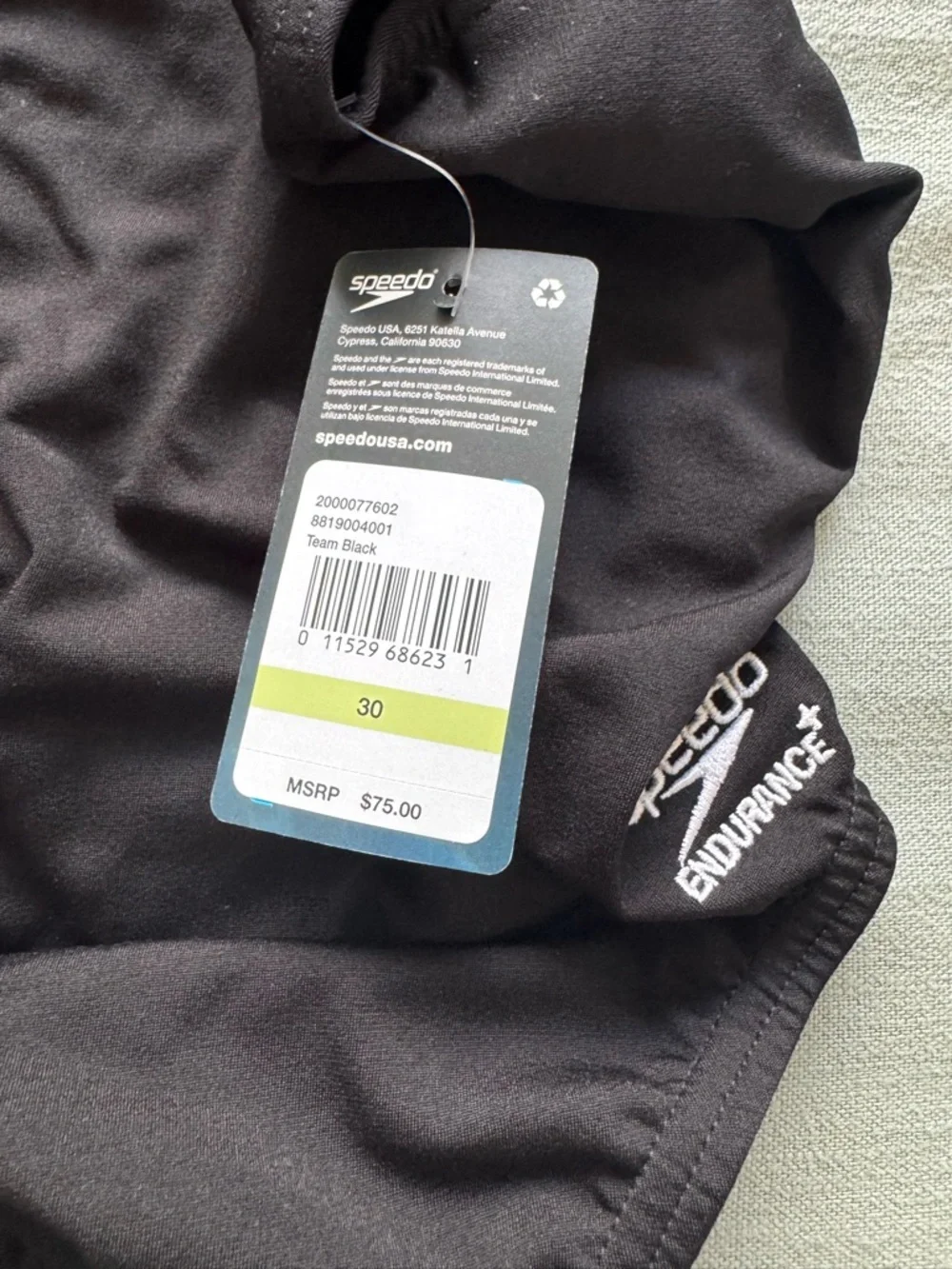 Speedo Women's Endurance+ Super Proback Solid Onepiece Black SZ 30 - Picture 11 of 11